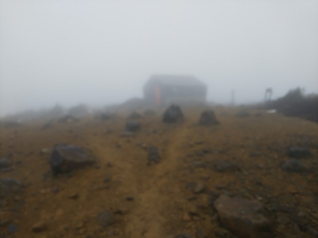 安達太良山　塩沢コース 　鉄山避難小屋